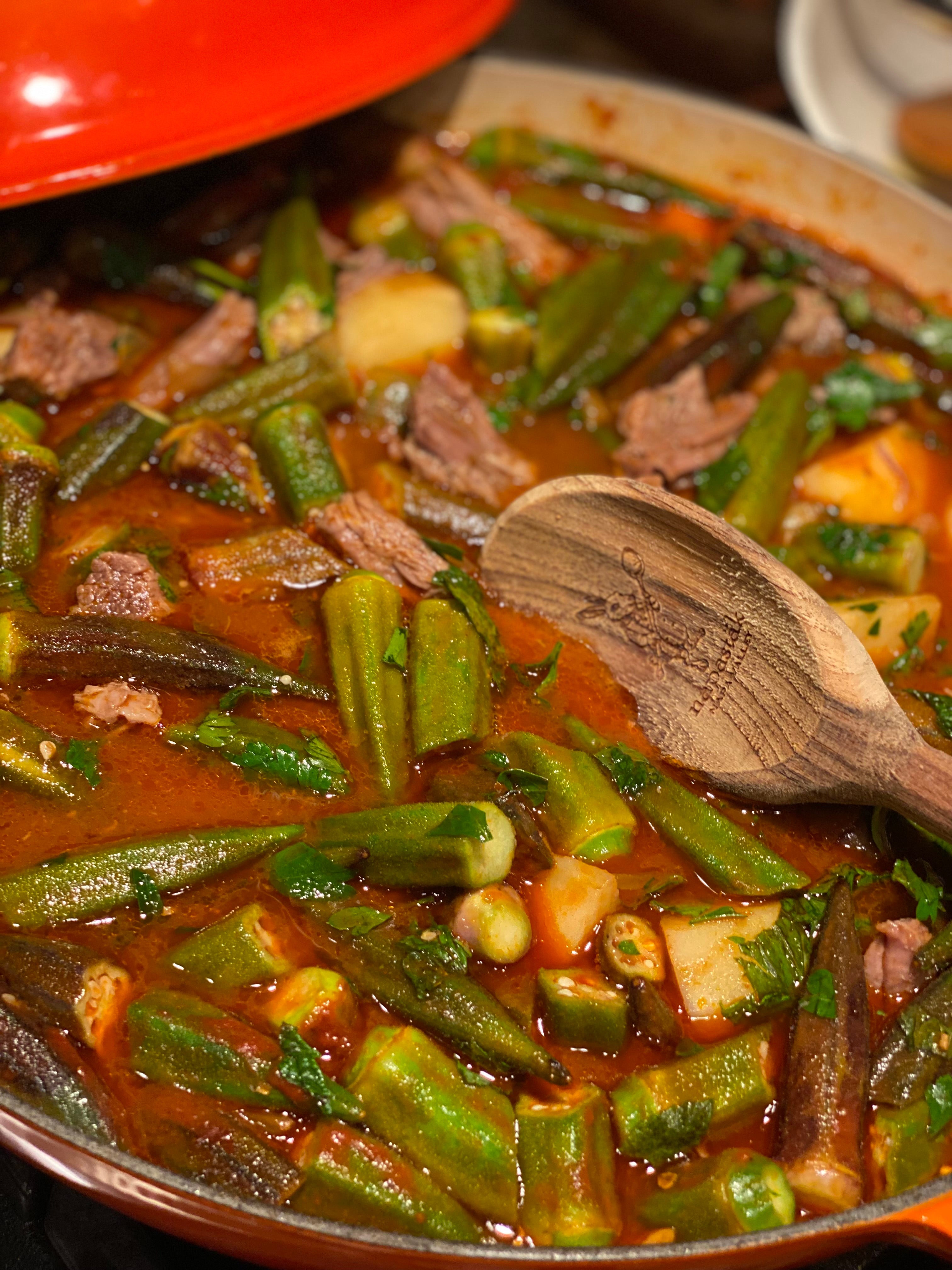 OKRA & BEEF STEW
