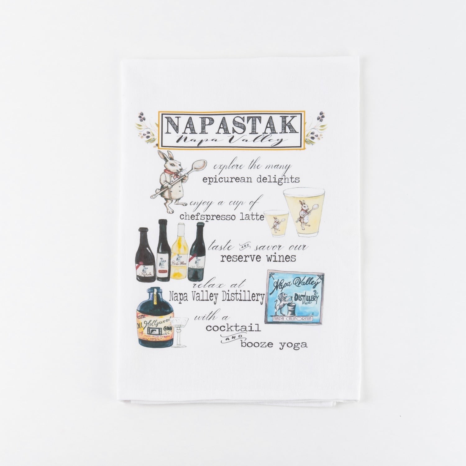 DAY IN NAPA FLOUR SACK TOWEL