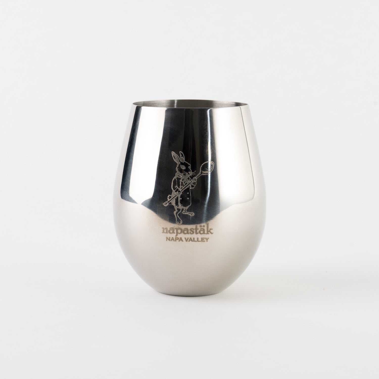 STEMLESS STAINLESS STEEL GLASS